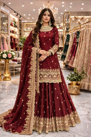 Charming Heavy Embroidered Lehenga Set