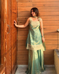 Festive Wear Heavy Sharara Suit with Dupatta